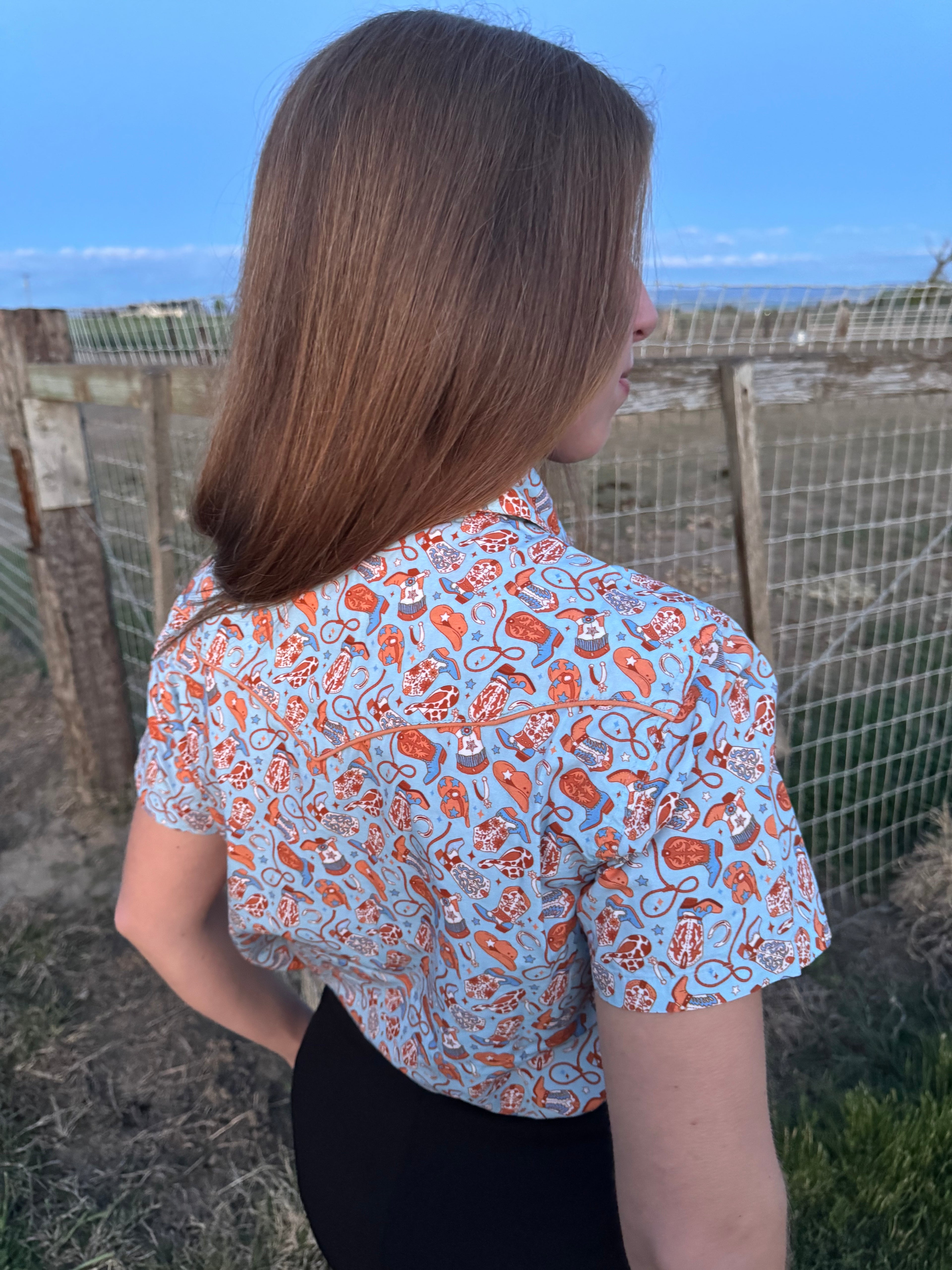 The Lasso Button Up Blouse