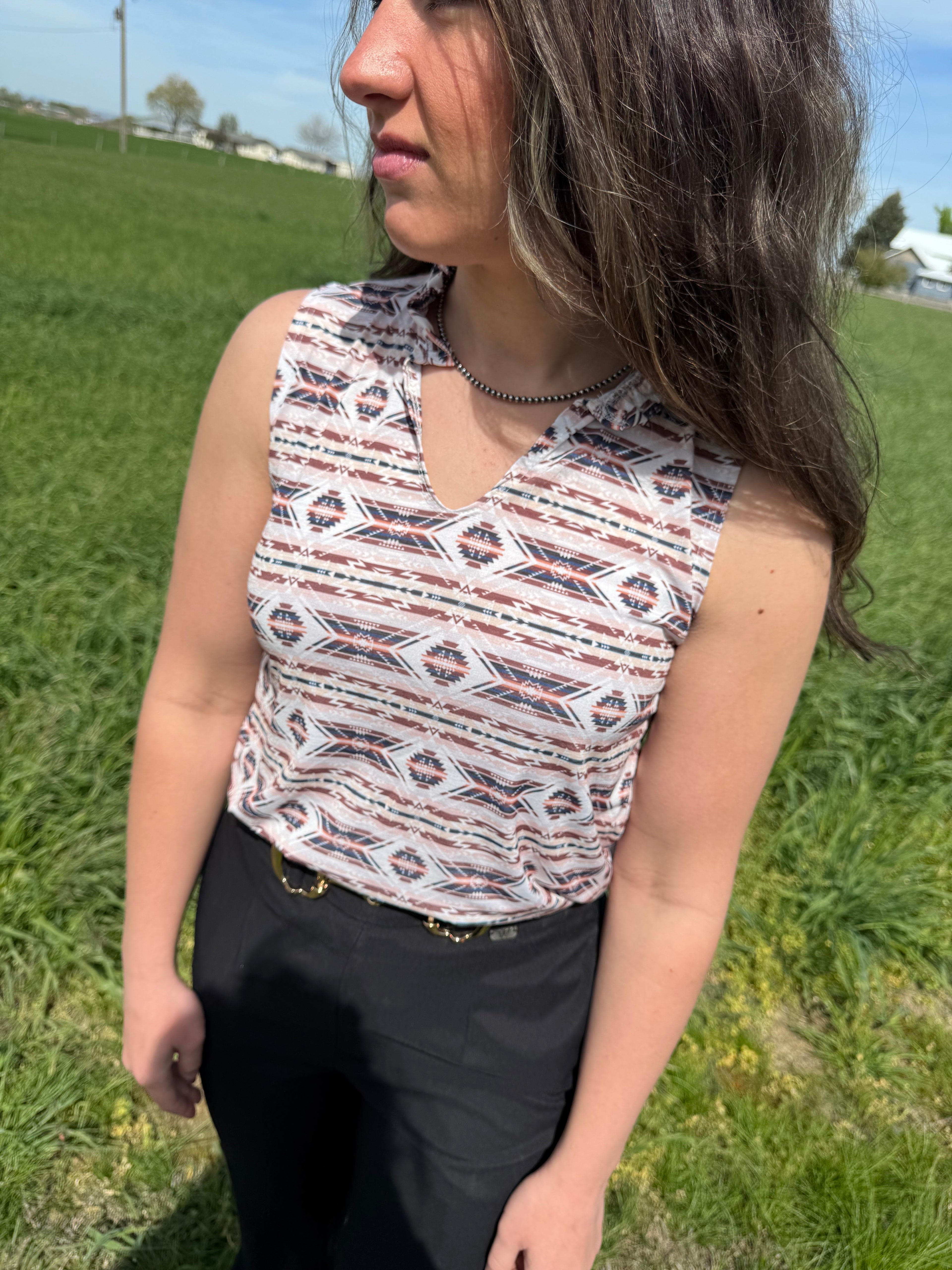 The Counsel Sleeveless Blouse