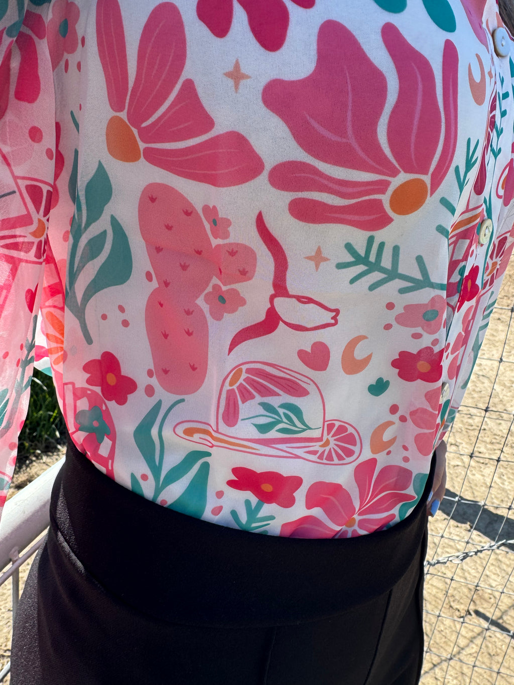 The Blushing Boot Blouse