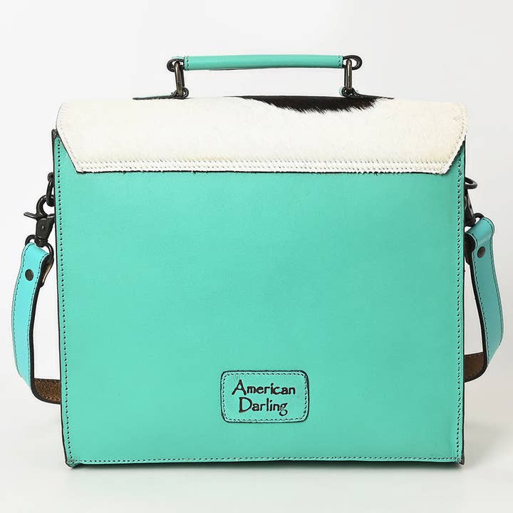 The Buckaroo Briefcase - Turquoise