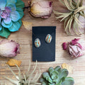 Jason Ogg | Royston Turquoise Ribbon Studs