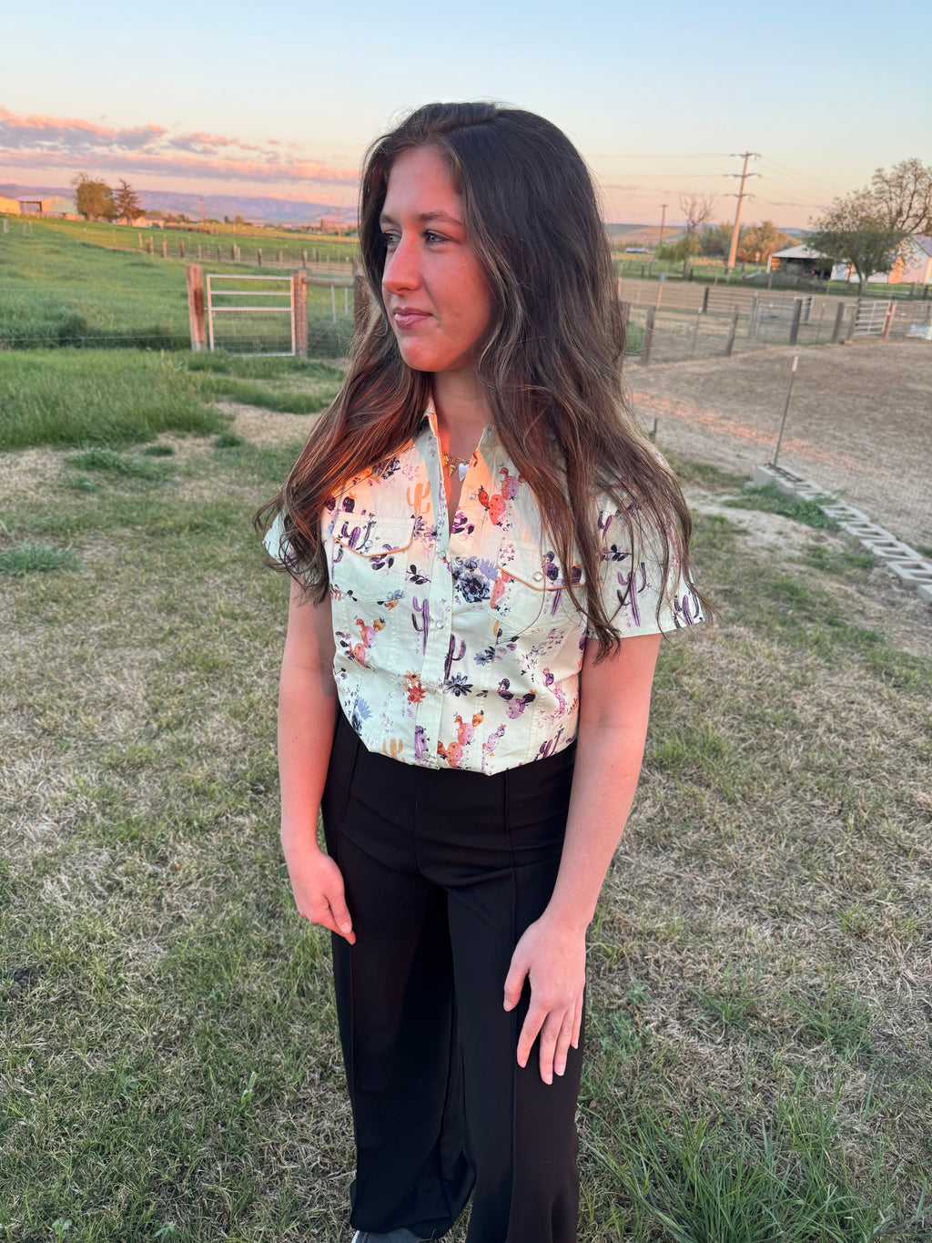 The Bloom Button Up Blouse