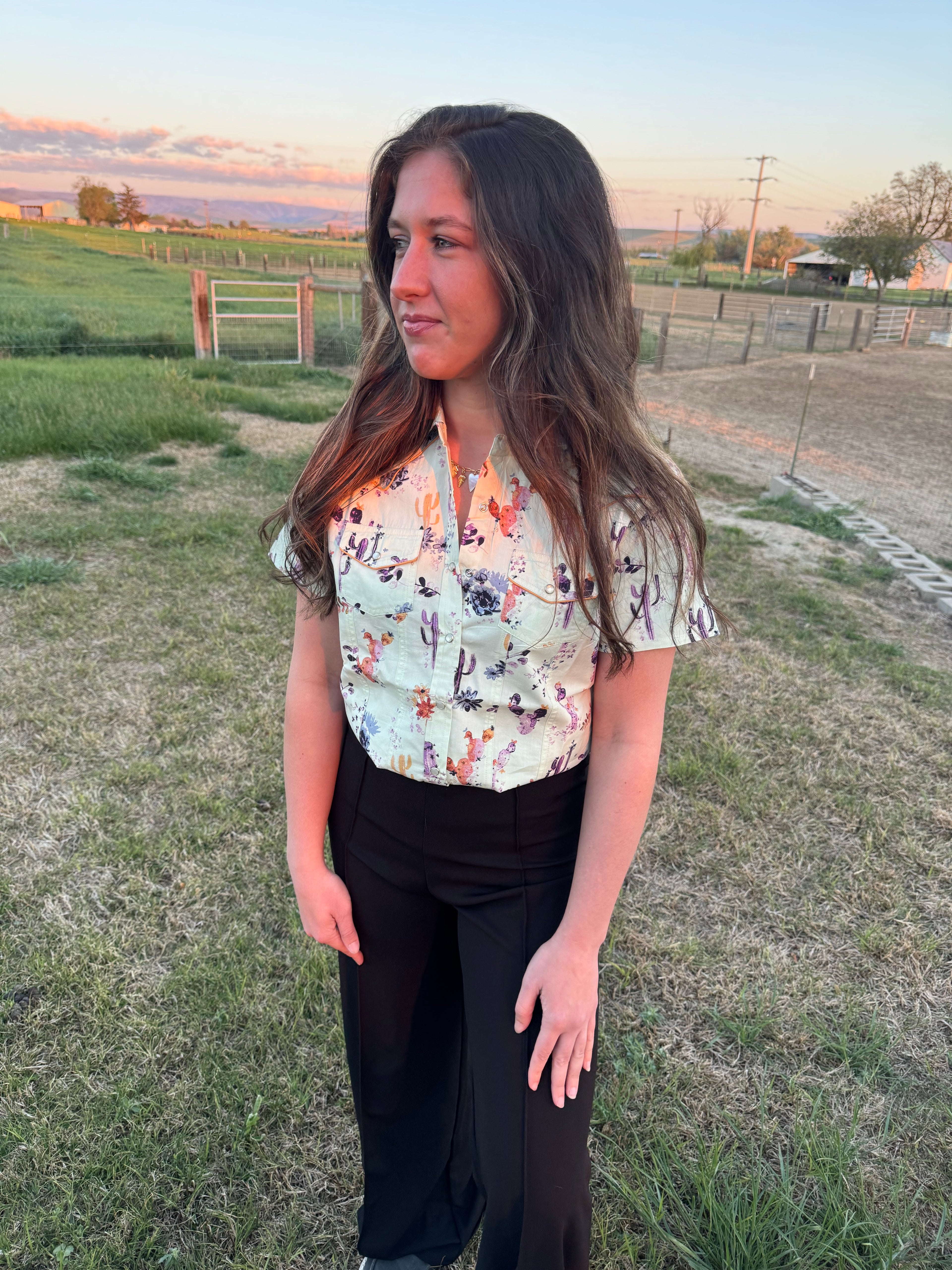 The Bloom Button Up Blouse