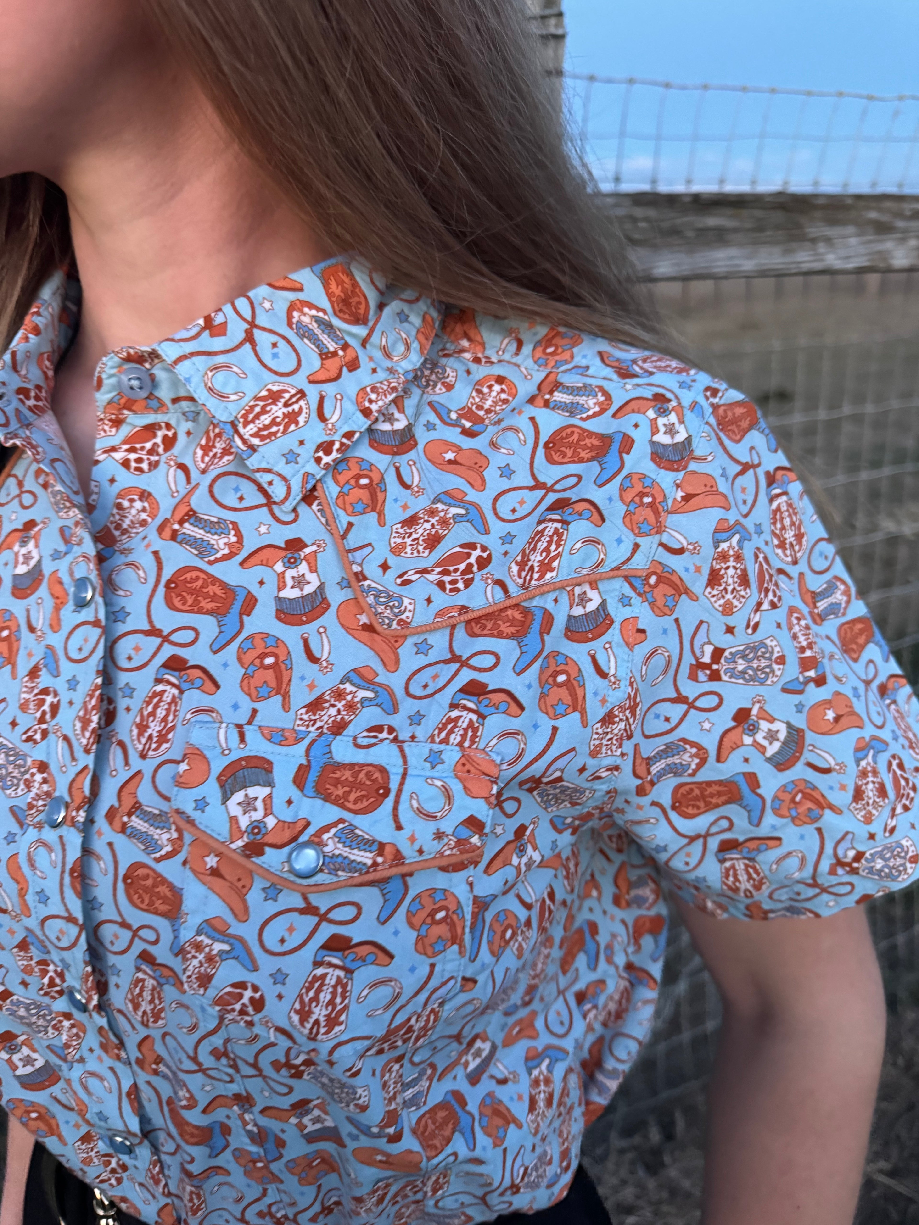 The Lasso Button Up Blouse
