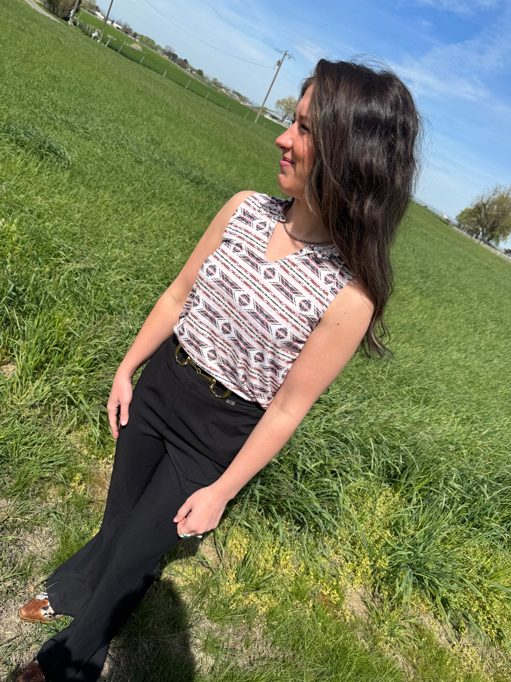 The Counsel Sleeveless Blouse