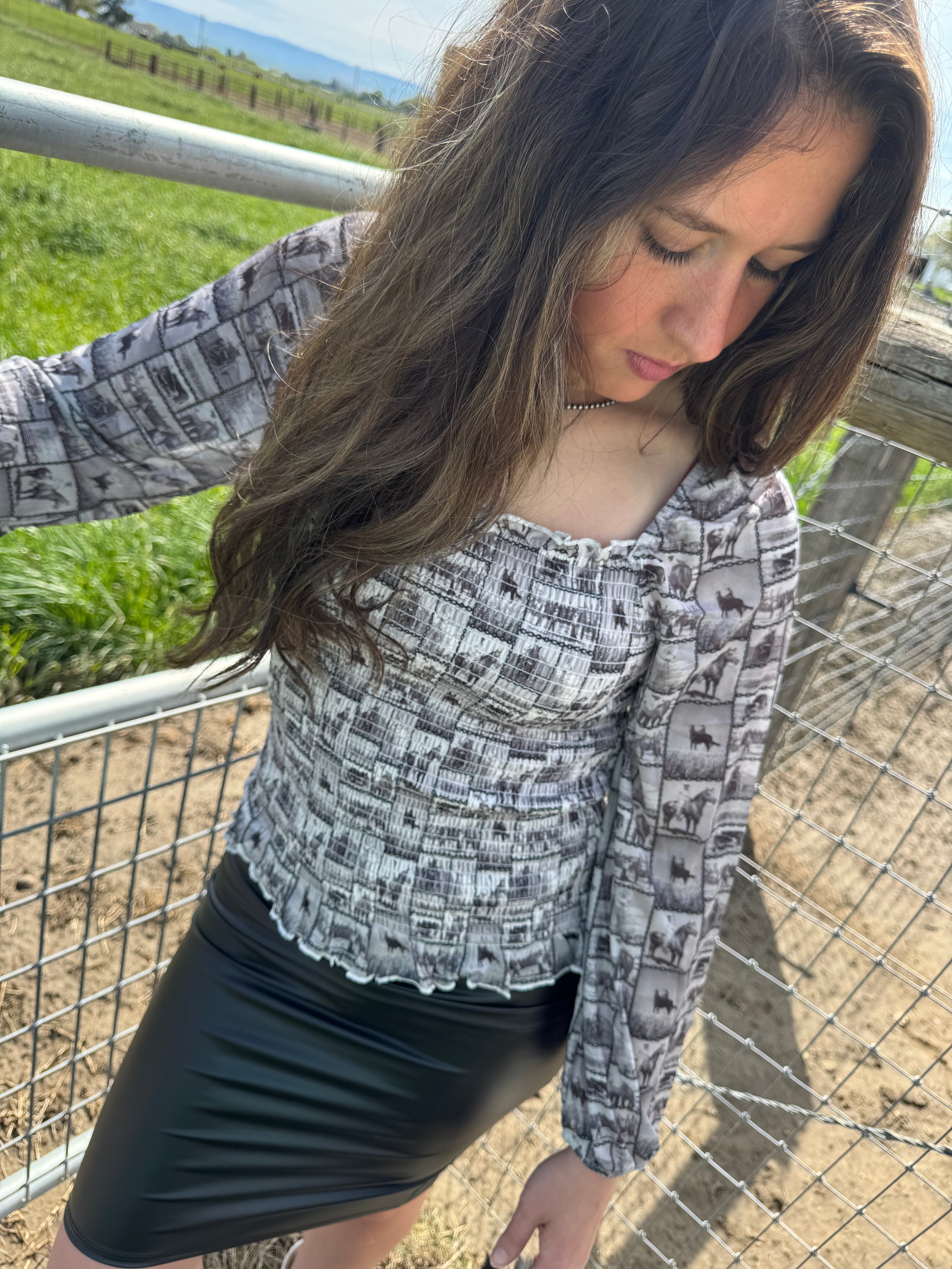 The Pony Puff Sleeve Top