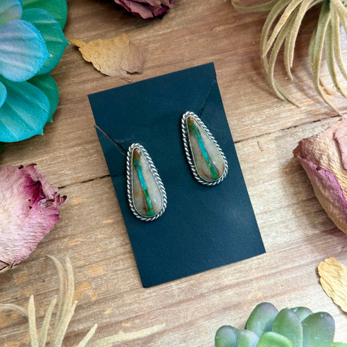 Jason Ogg | Royston Turquoise Ribbon Studs – Large