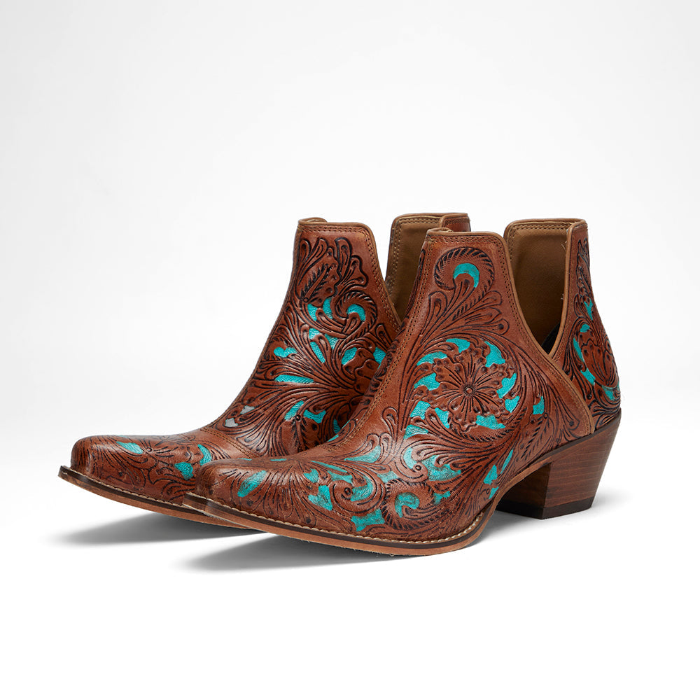 The West Bootie - Turquoise