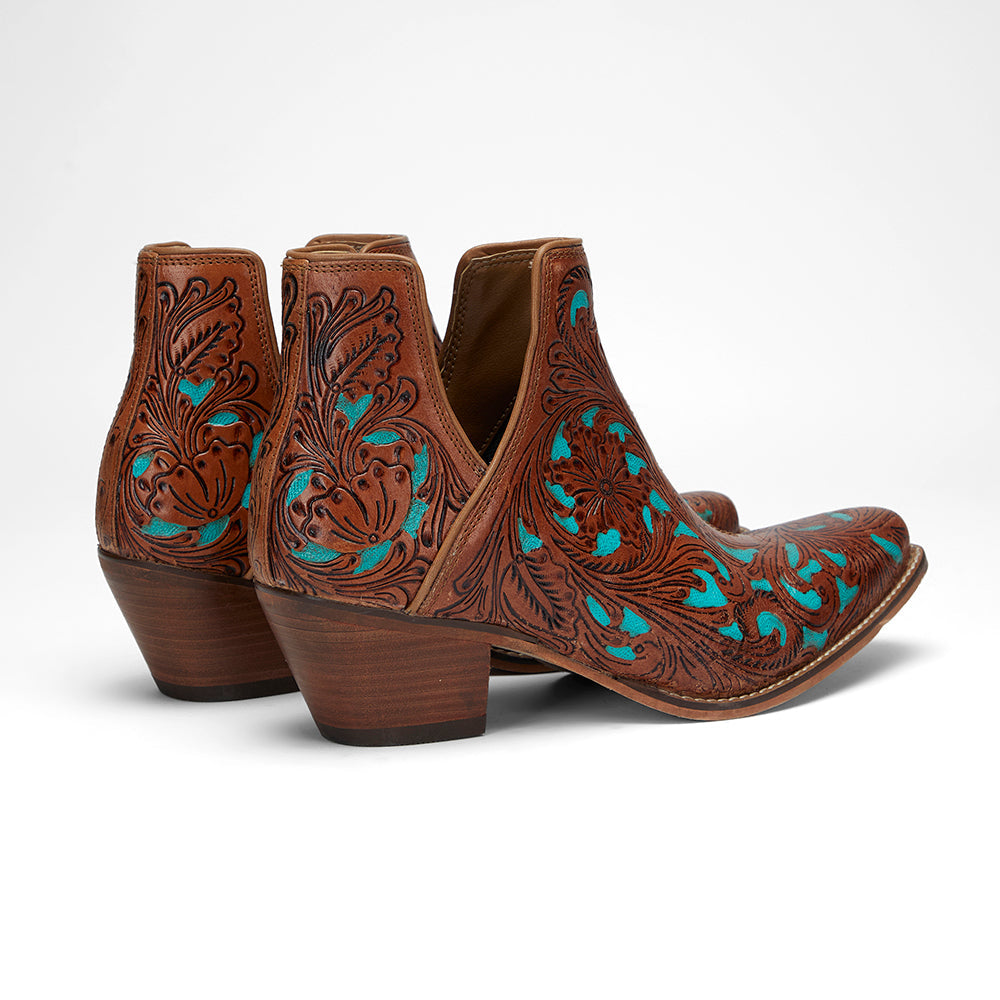 The West Bootie - Turquoise