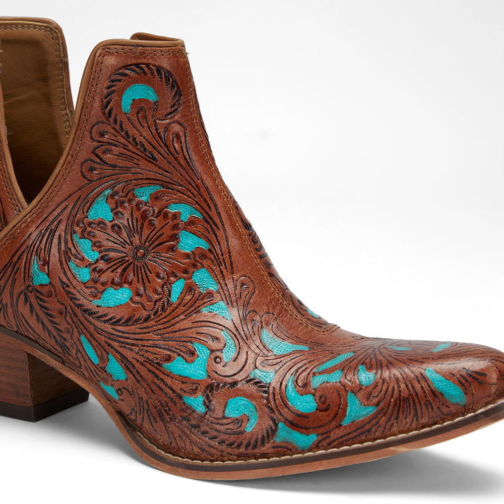 The West Bootie - Turquoise