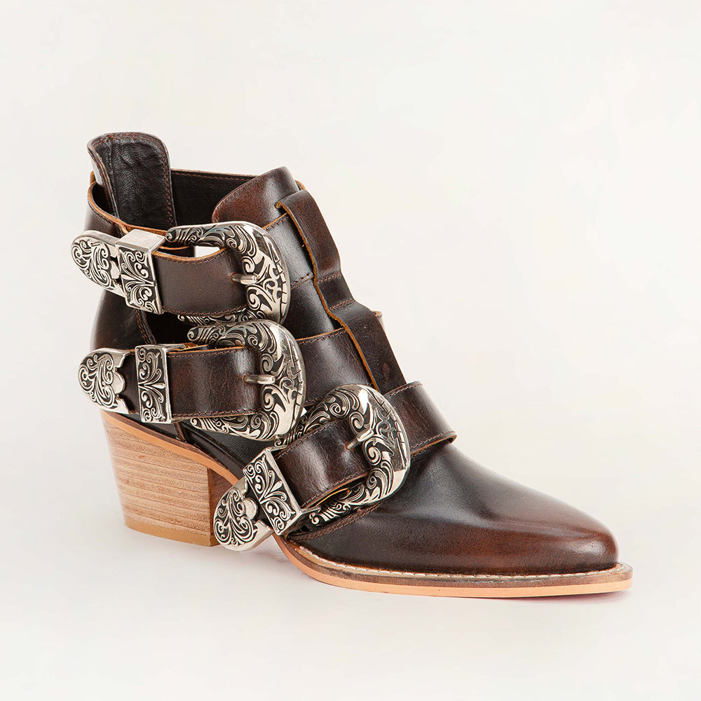 The Buckle Bootie - Chocolate