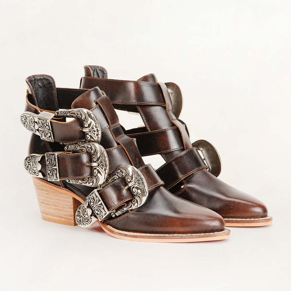 The Buckle Bootie - Chocolate