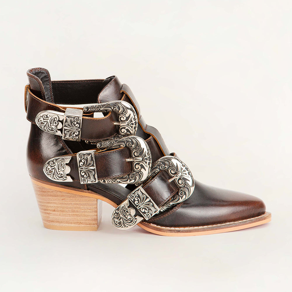 The Buckle Bootie - Chocolate