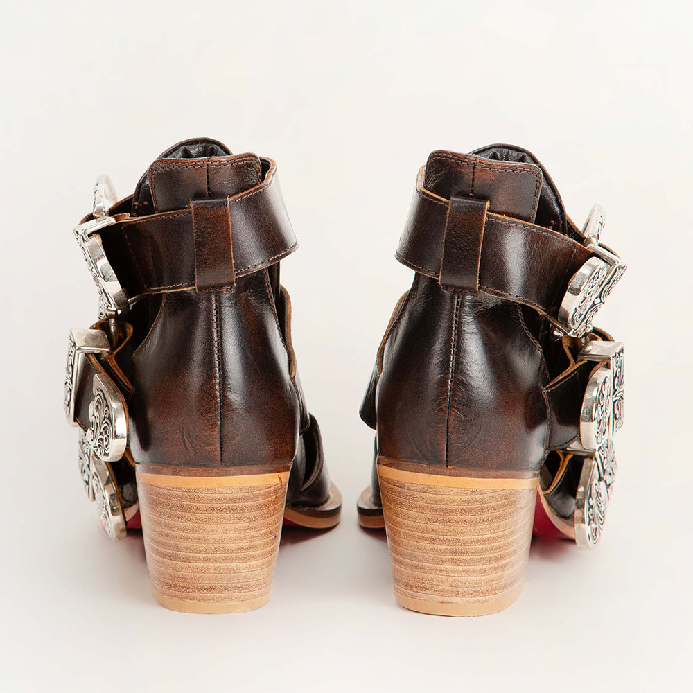 The Buckle Bootie - Chocolate