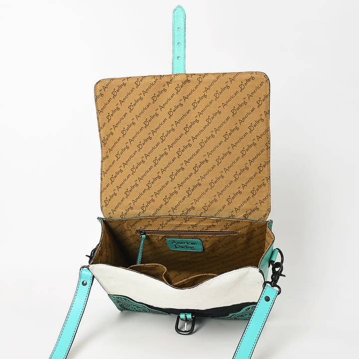 The Buckaroo Briefcase - Turquoise
