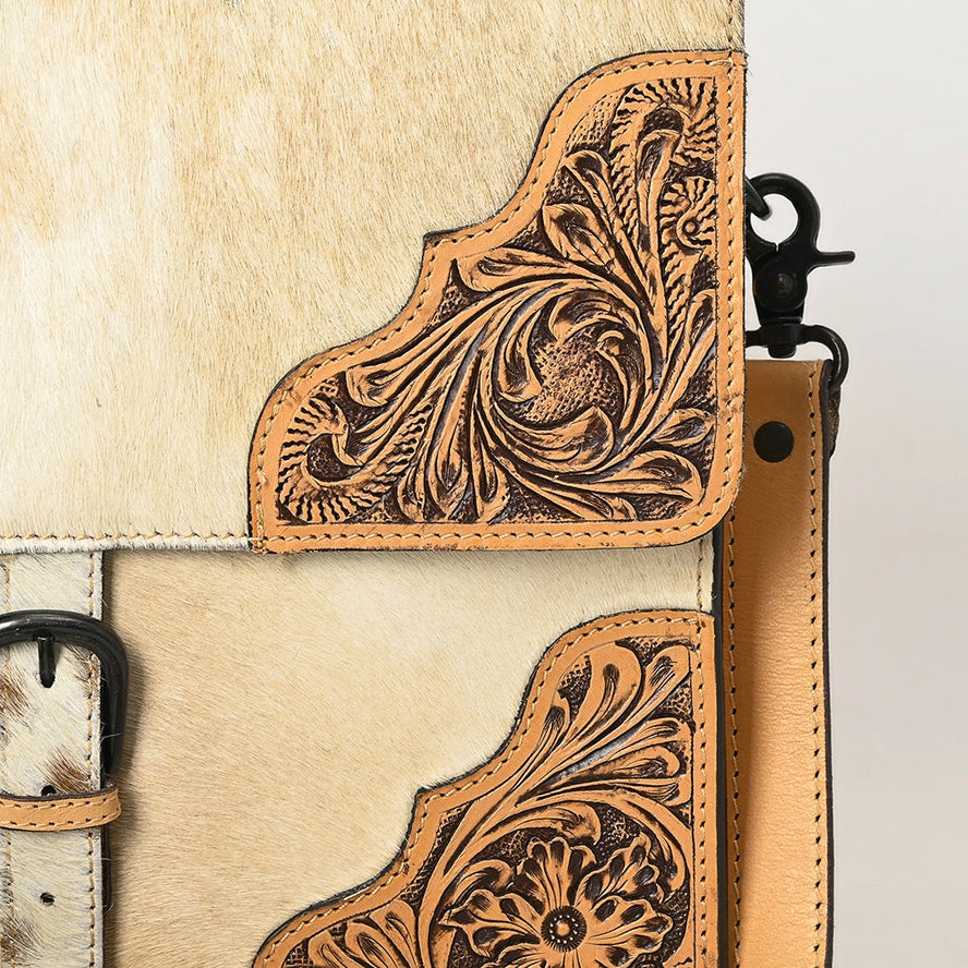 The Buckaroo Briefcase - Cream